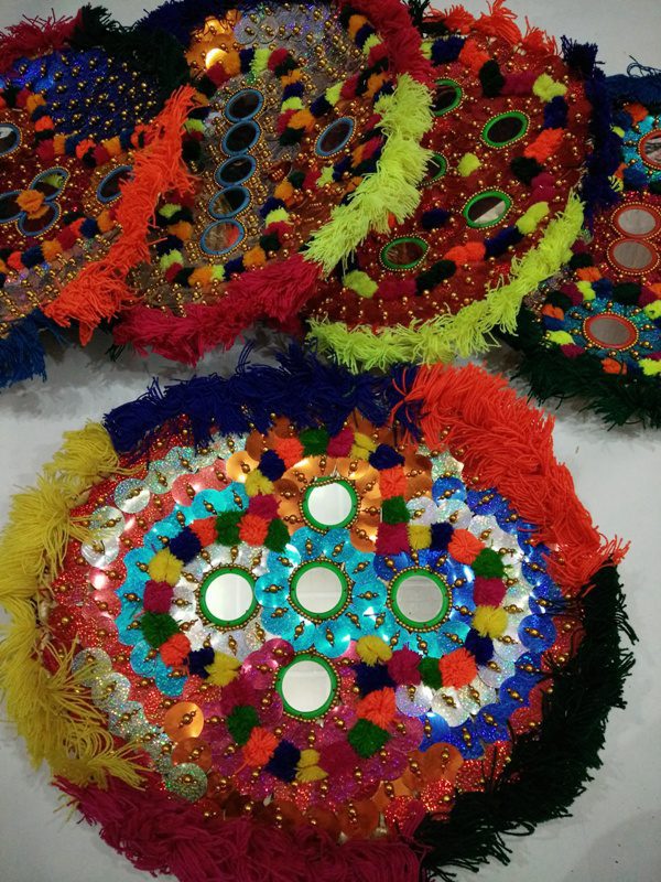 Cholastani Mirror & Wooden handmade Jewelry Tray