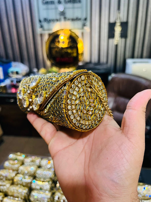 Larger Cylinder Kundan Bag KK-K4