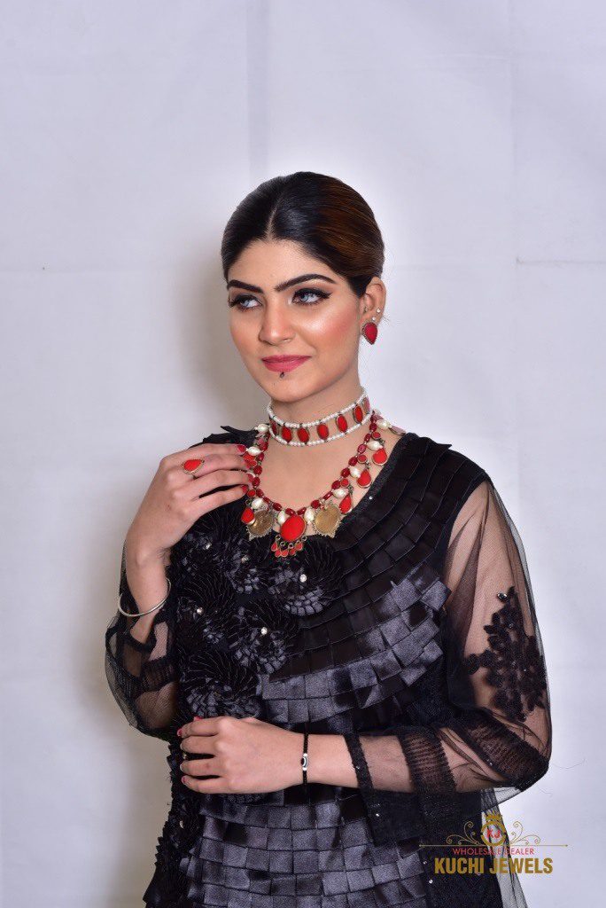 Tribal Trend Synthetic Stone Choker set