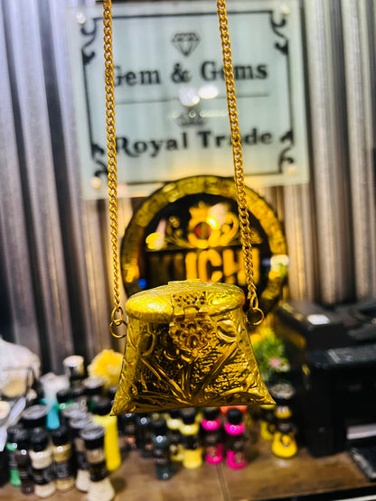 Mini Golden Trendy Samosa Bag