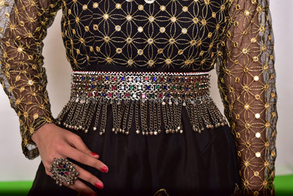 Afghani Ethnic Bells Belly Belt