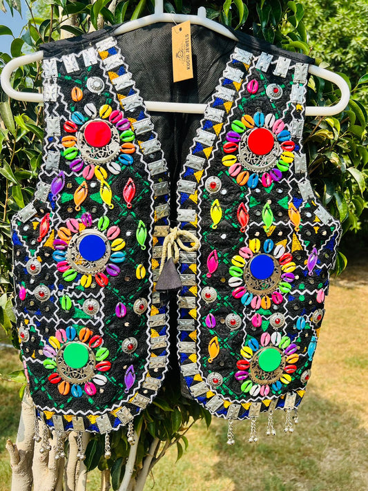 Afghani Handmade Vest With Tribal Material