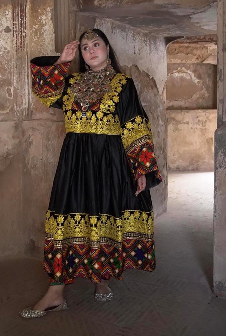 Afghani Large Skirt Dress