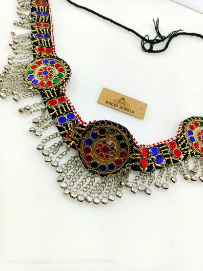 Afghani Multi Stone Belly Belt