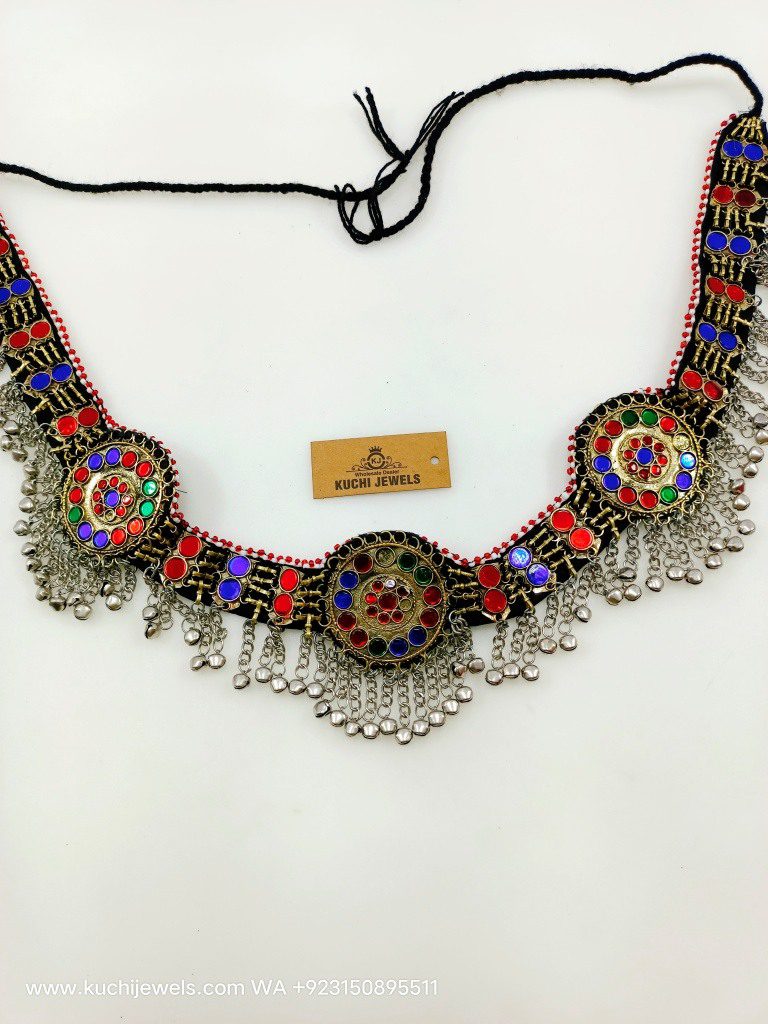 Afghani Multi Stone Belly Belt