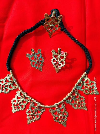 Afghani Smart Spring Choker Set