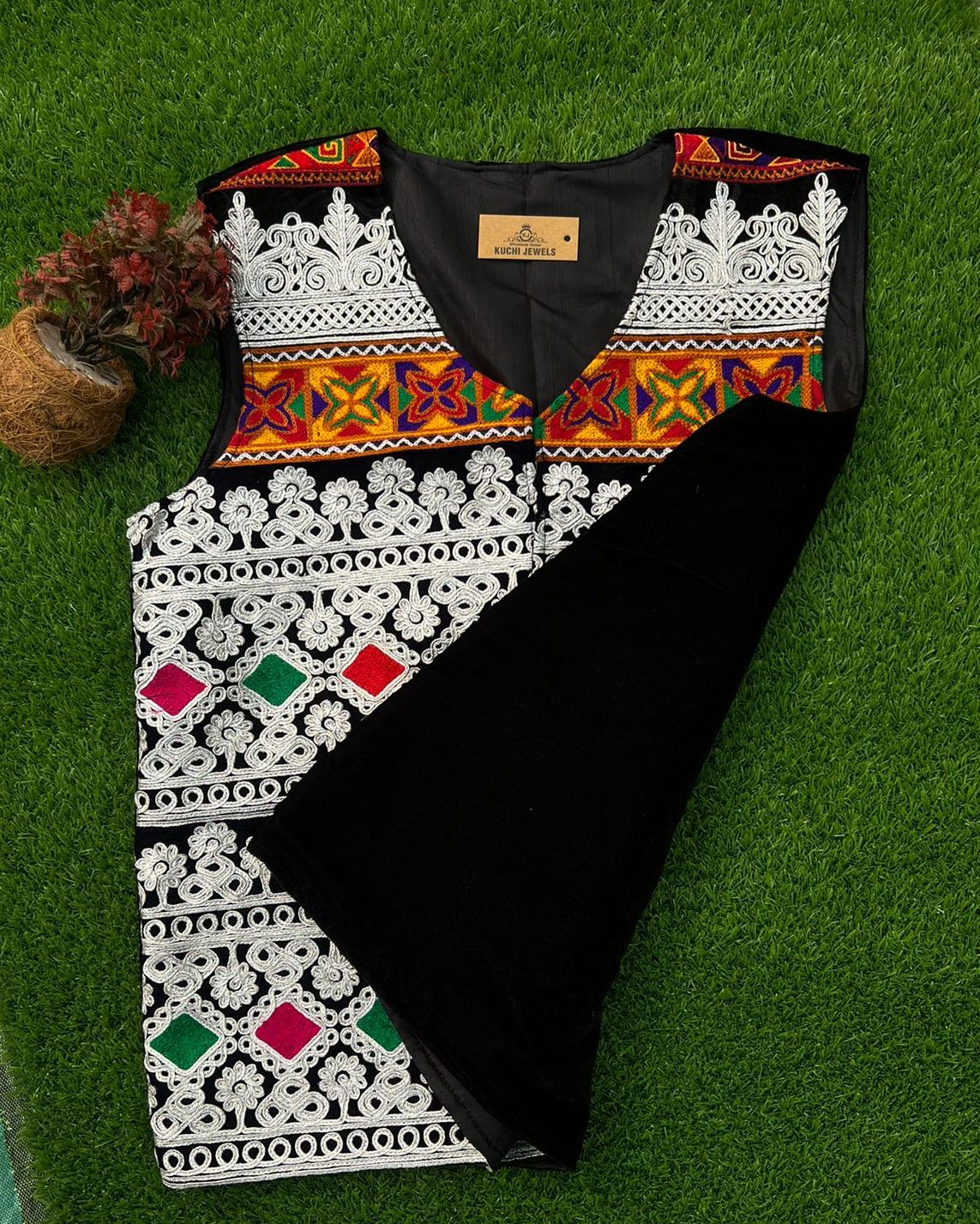 Afghani Embroidered Vest