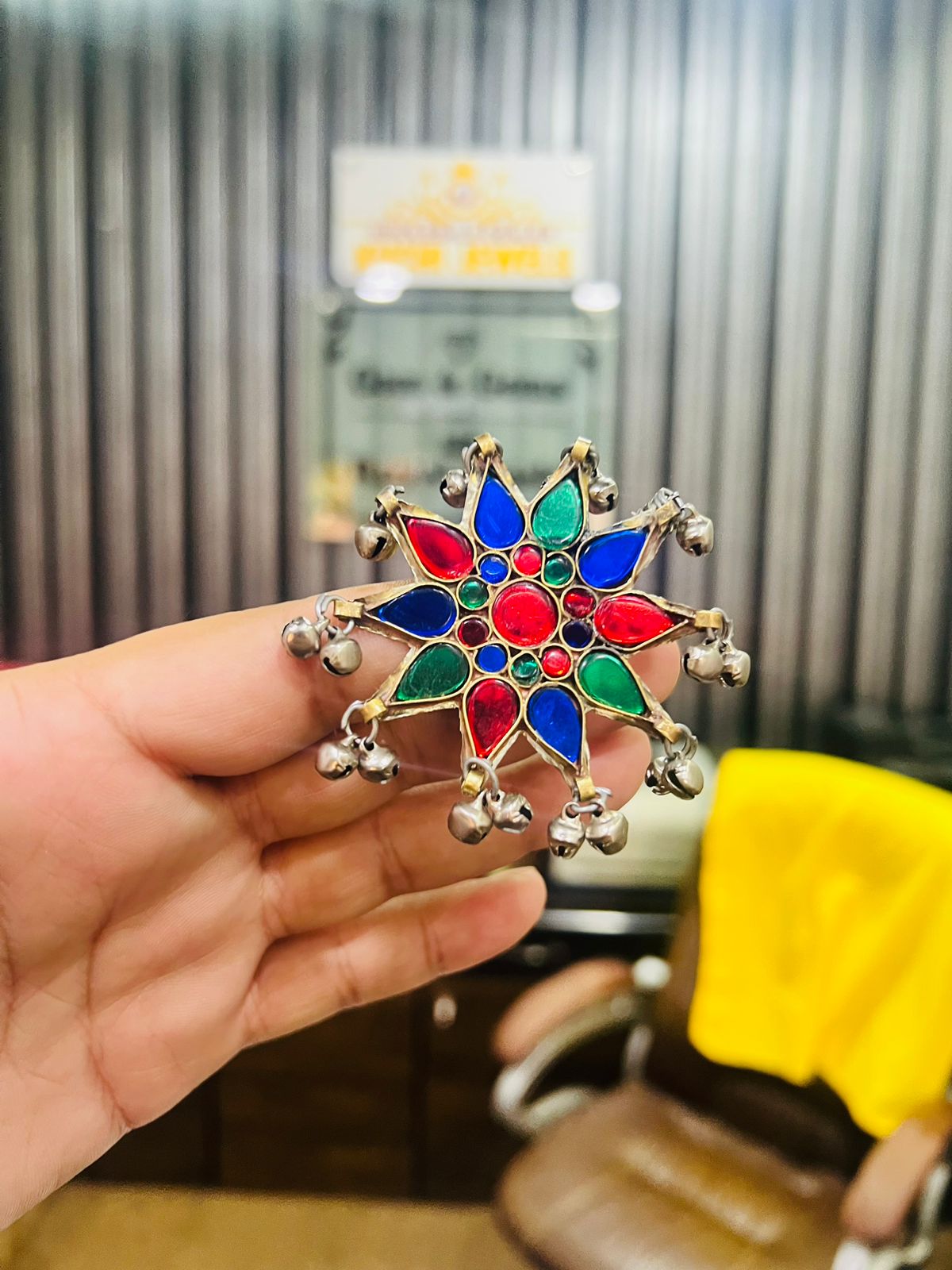 Afghani Star Ring Multi Color