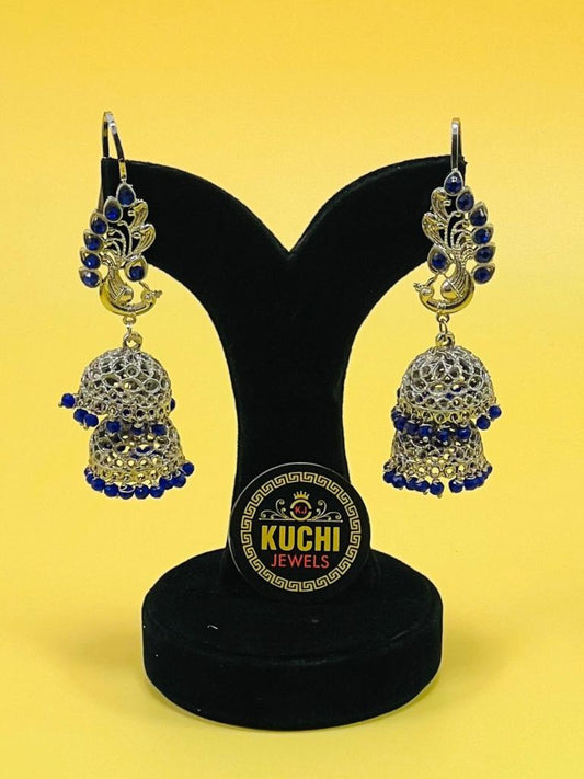 Antique Casting Double Jumki Earrings