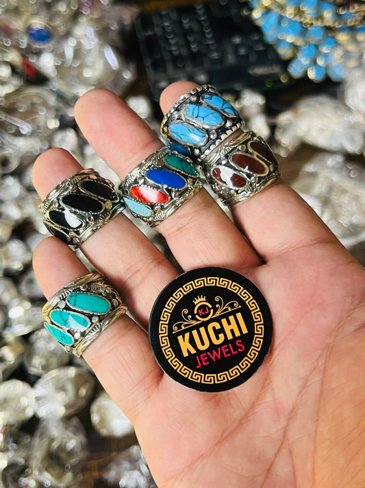 4 Stone Ring Multi Stone (Adjustable)