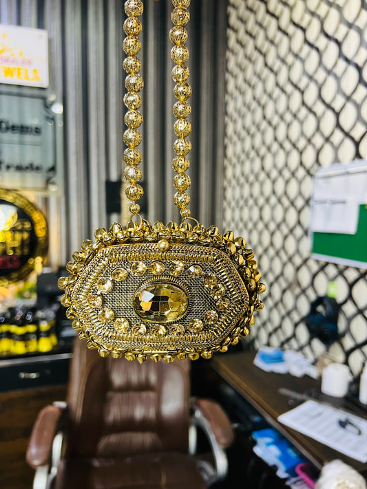 Mini Heer Collection Golden Bag