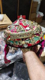 Vintage Turkmani Cap with Old Accessories