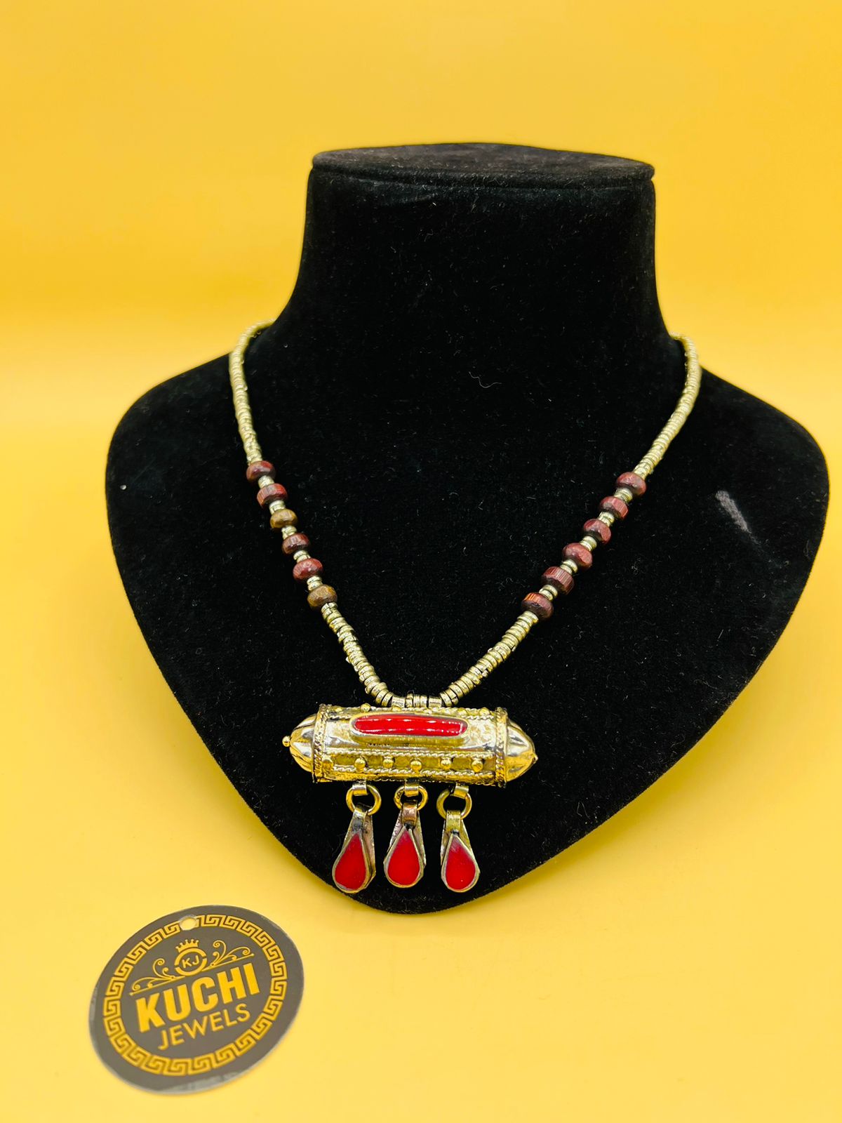 Dholki Pendant Necklace