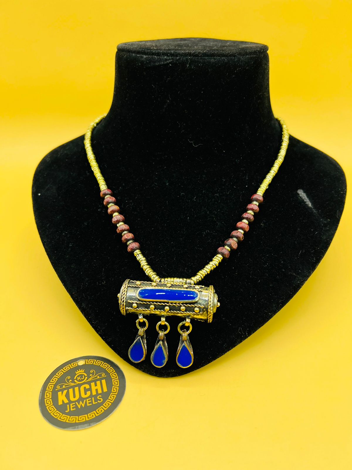 Dholki Pendant Necklace