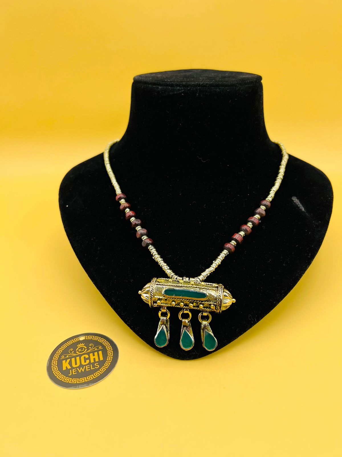 Dholki Pendant Necklace