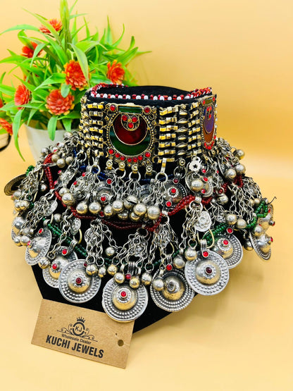 Ethnic Vintage Turkmen Accessories Choker