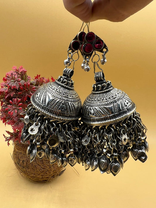 Heavy Vintage Big Jhumka Earrings