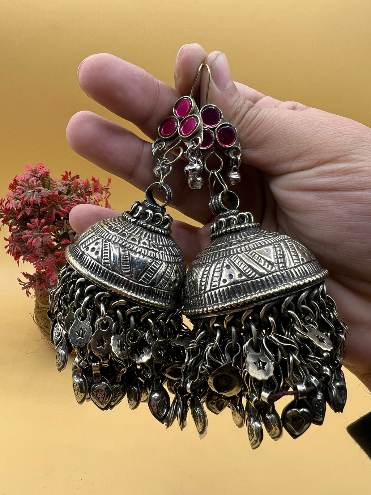 Heavy Vintage Big Jhumka Earrings