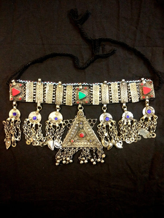 Turkman Chokar with Afghani Pendants