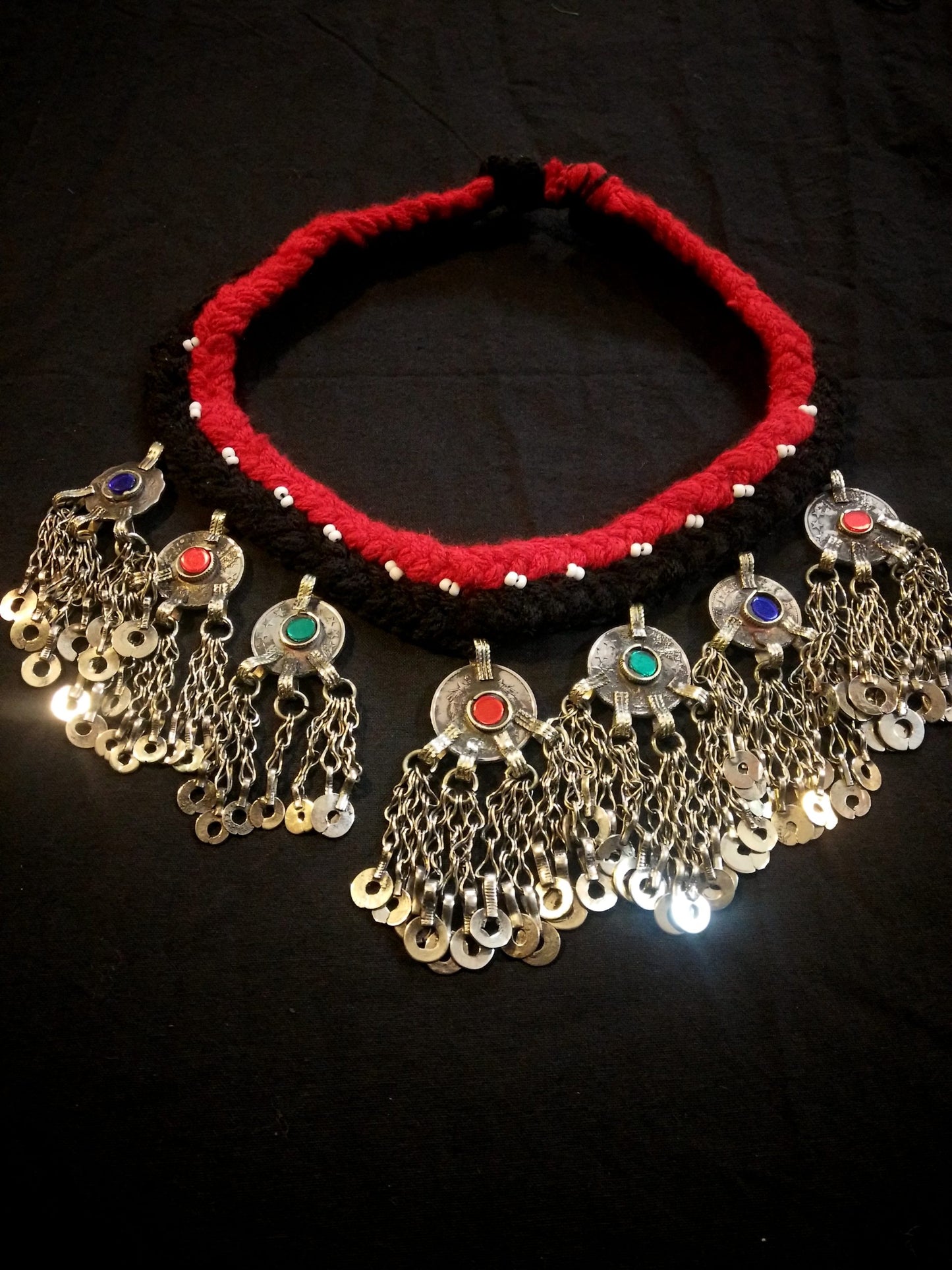 Afghani Chokar With Pendants