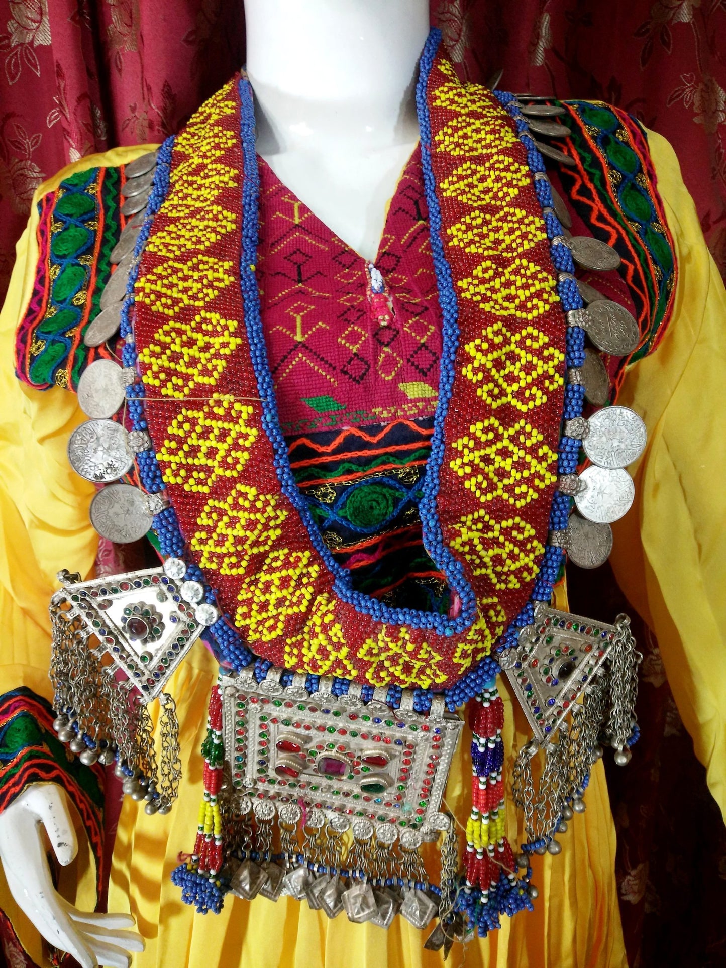 Big Necklace/Belt With Pendant &amp; Coins