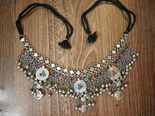 Afghani Multi Colors Bells Chokar