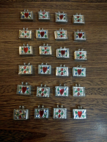 Small Afghani Random Design Taveez Pendants (Per Dozen)