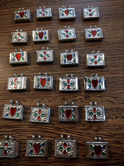 Small Afghani Random Design Taveez Pendants (Per Dozen)