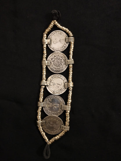 Unique Coins Beaded Bracelet