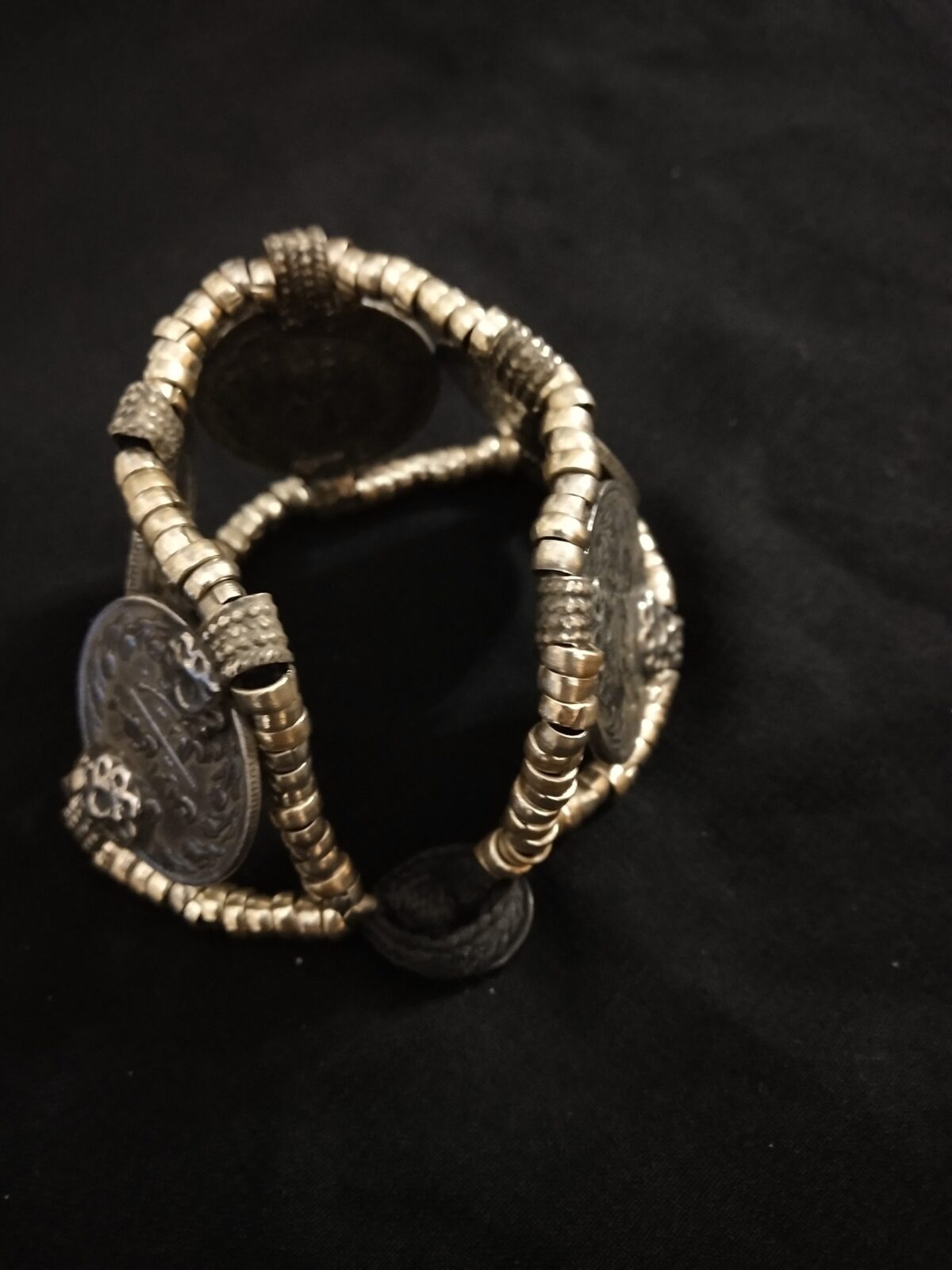 Unique Coins Beaded Bracelet