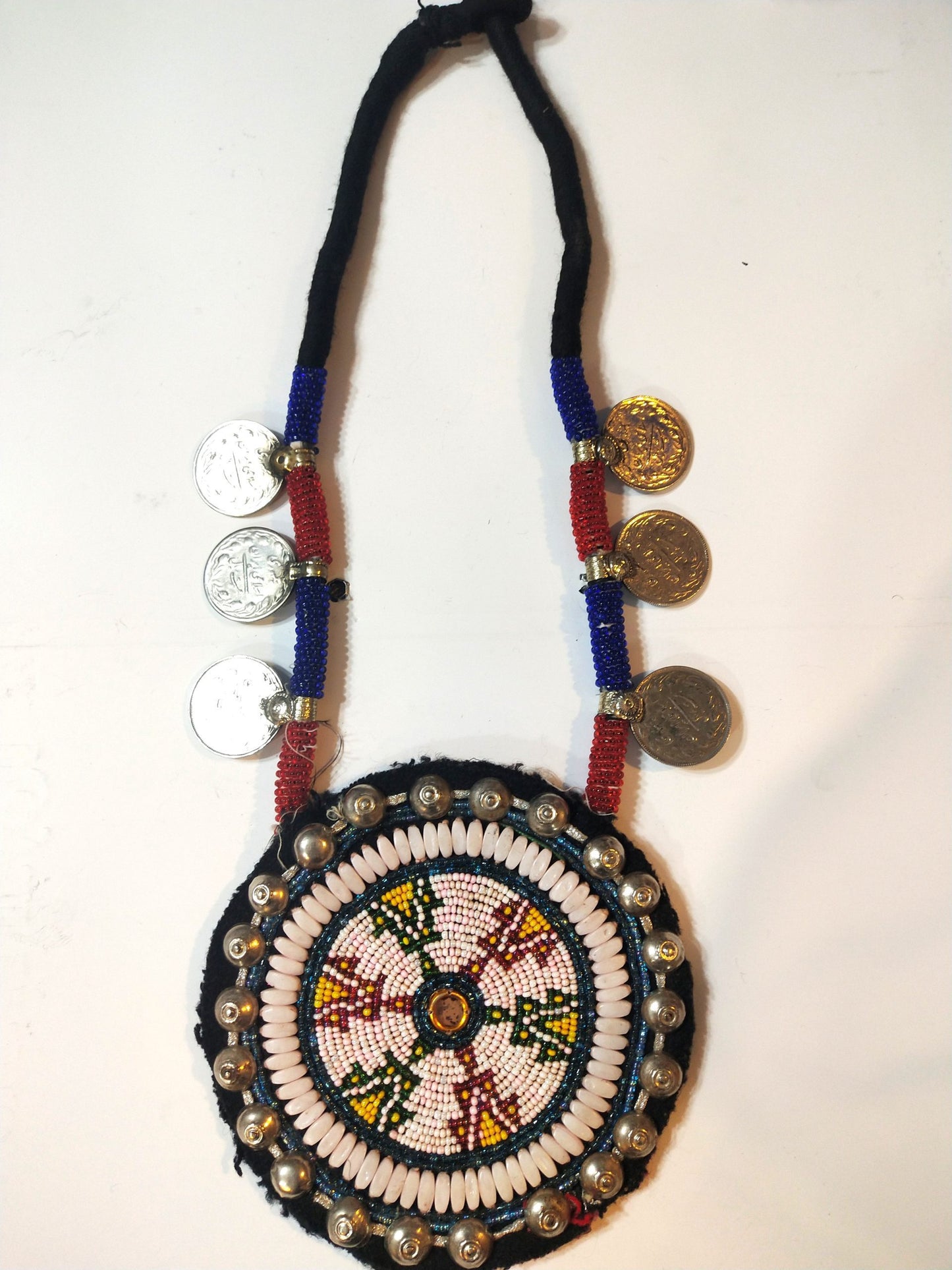 Big Round Tikka Coins Necklace