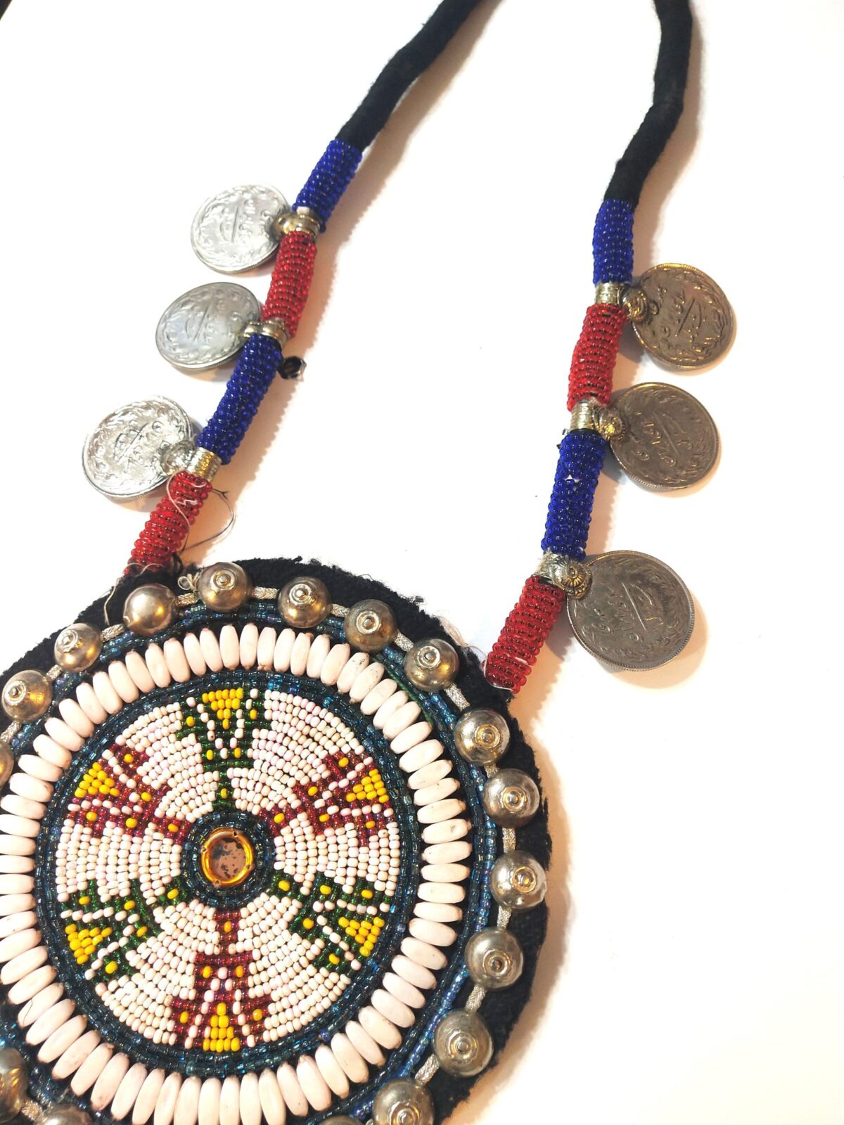 Big Round Tikka Coins Necklace