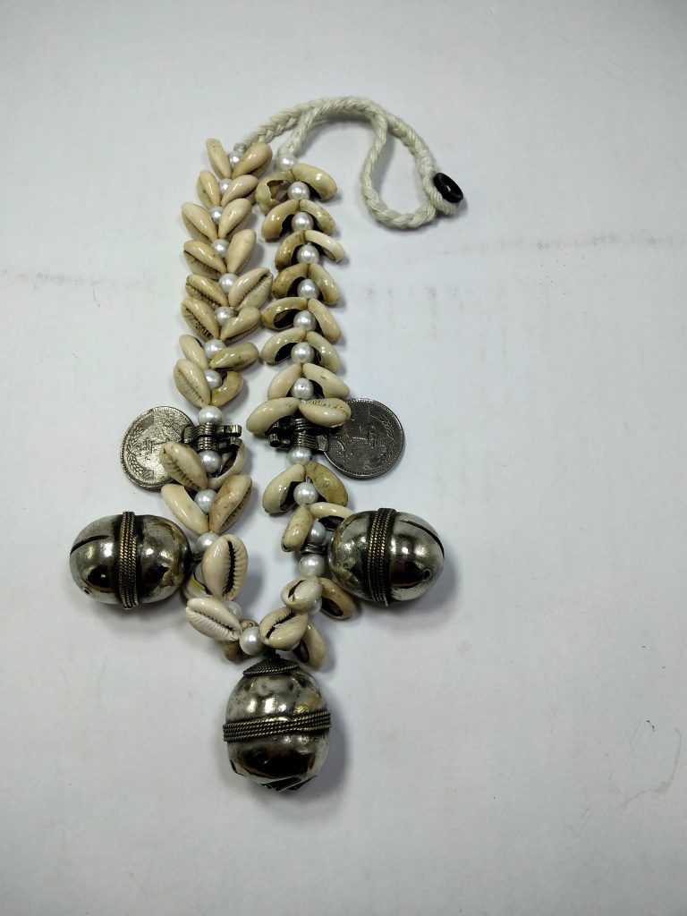 Shell, Bells & White Pearl Necklace