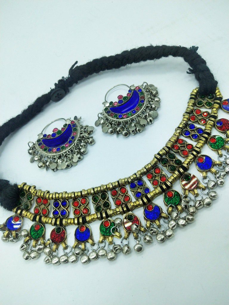 Bridal Choker With Ear Rings