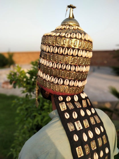 Long Turkman Handmade Raja Warrior Cap