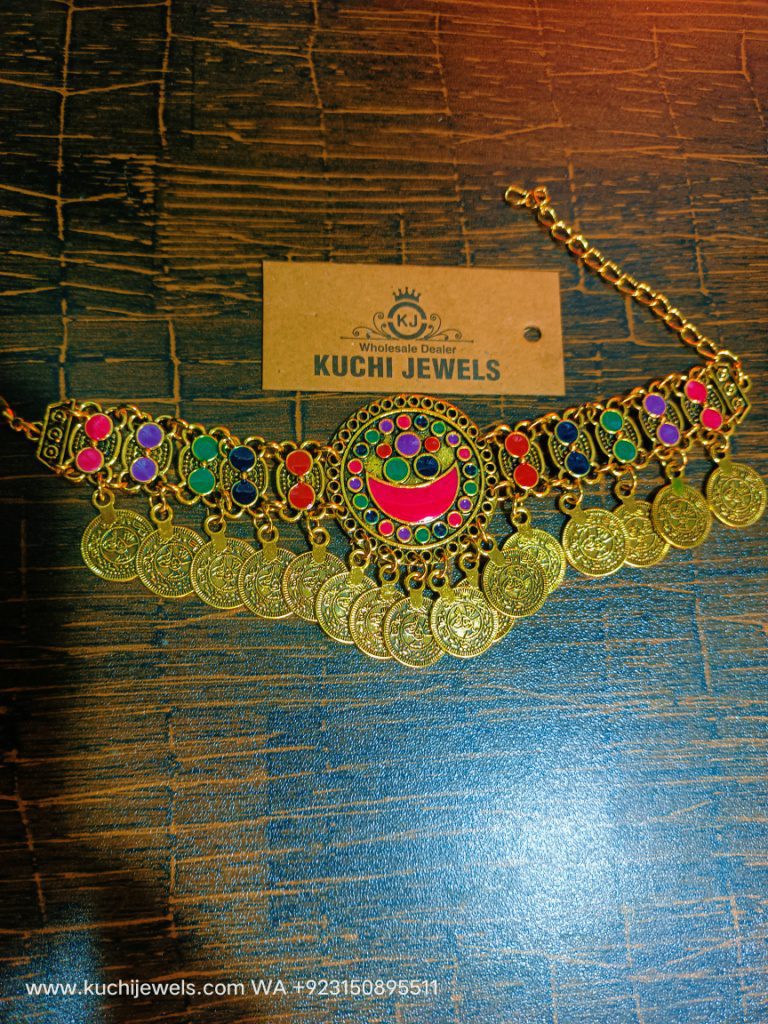 Multi Colors Coins Bracelet