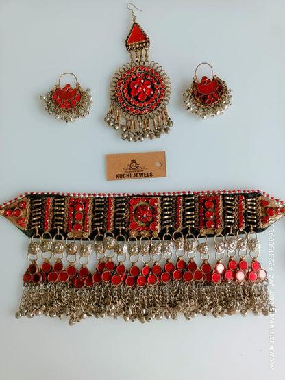 Afghan Tribal Fashion Necklace Set