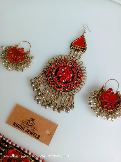 Afghan Tribal Fashion Necklace Set