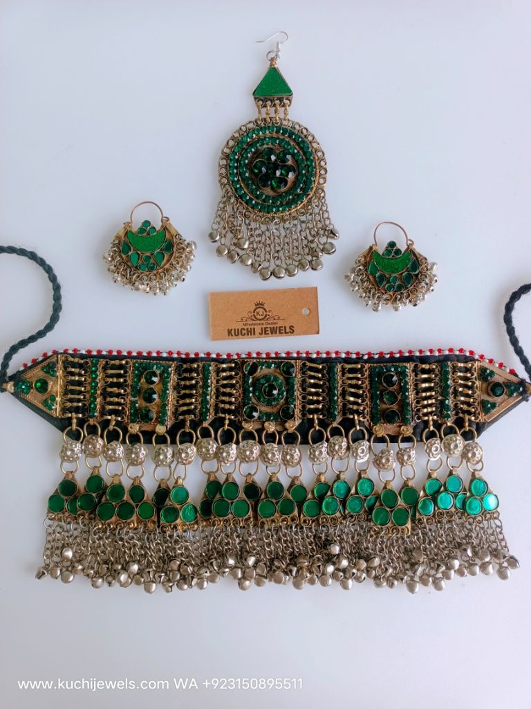 Afghan Tribal Fashion Necklace Set