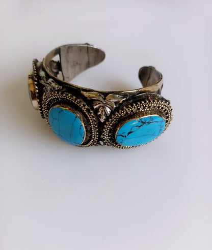 Large Stone Ethnic Bracelet