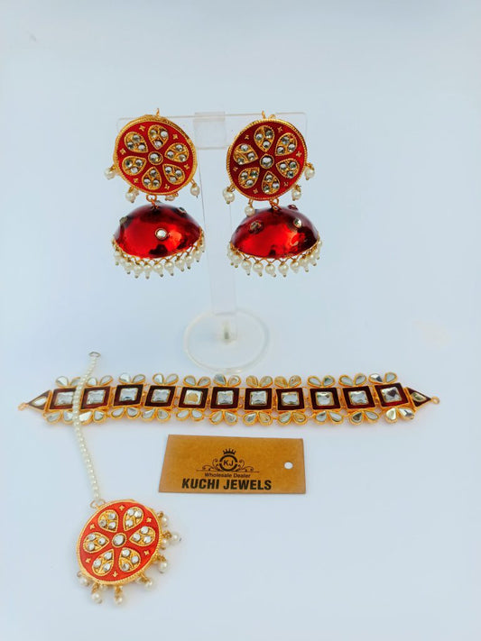 Bahawalpuri Multi Color Cultural Choker Set