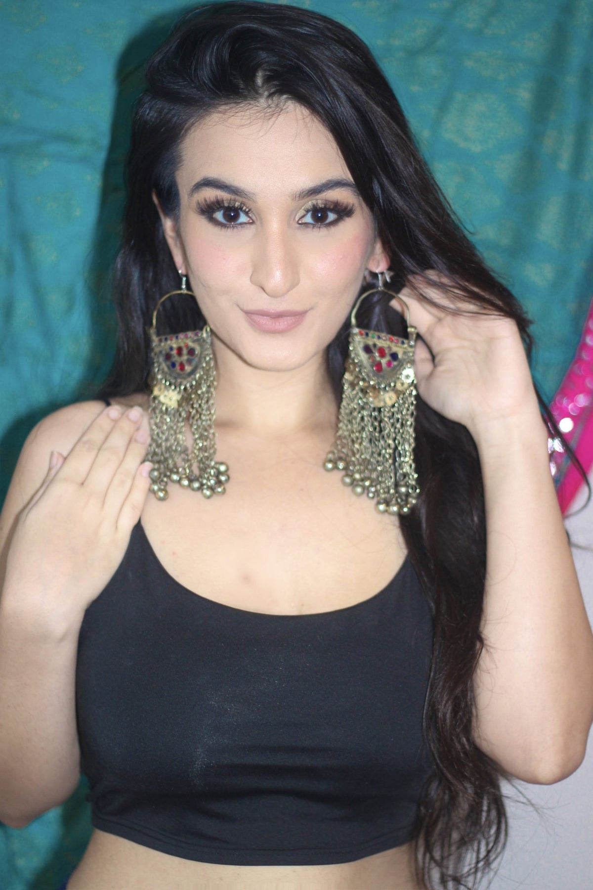 Long Bells Vintage Heave Ear Rings