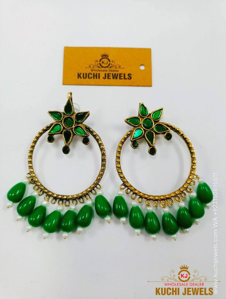 Kashmiri Star Ear Rings