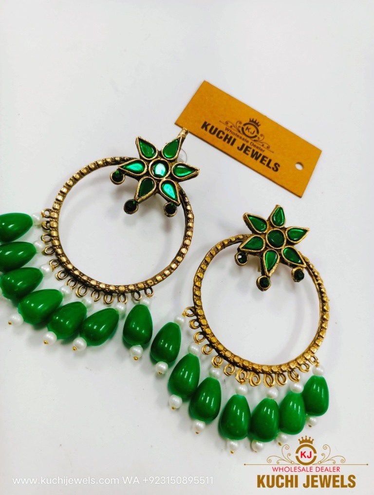 Kashmiri Star Ear Rings