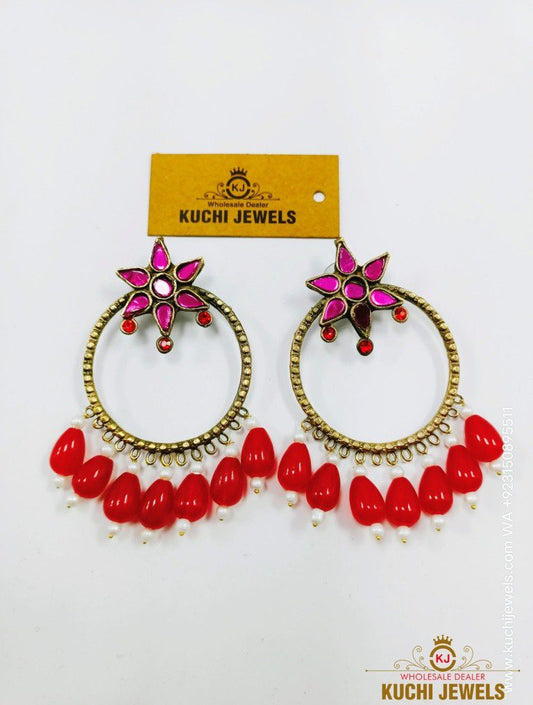 Kashmiri Star Ear Rings