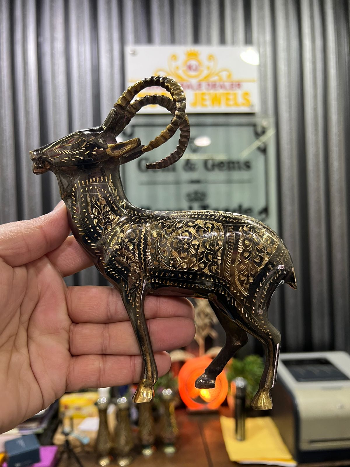 Large Size Metal Brass Animal For Decoration Purpose