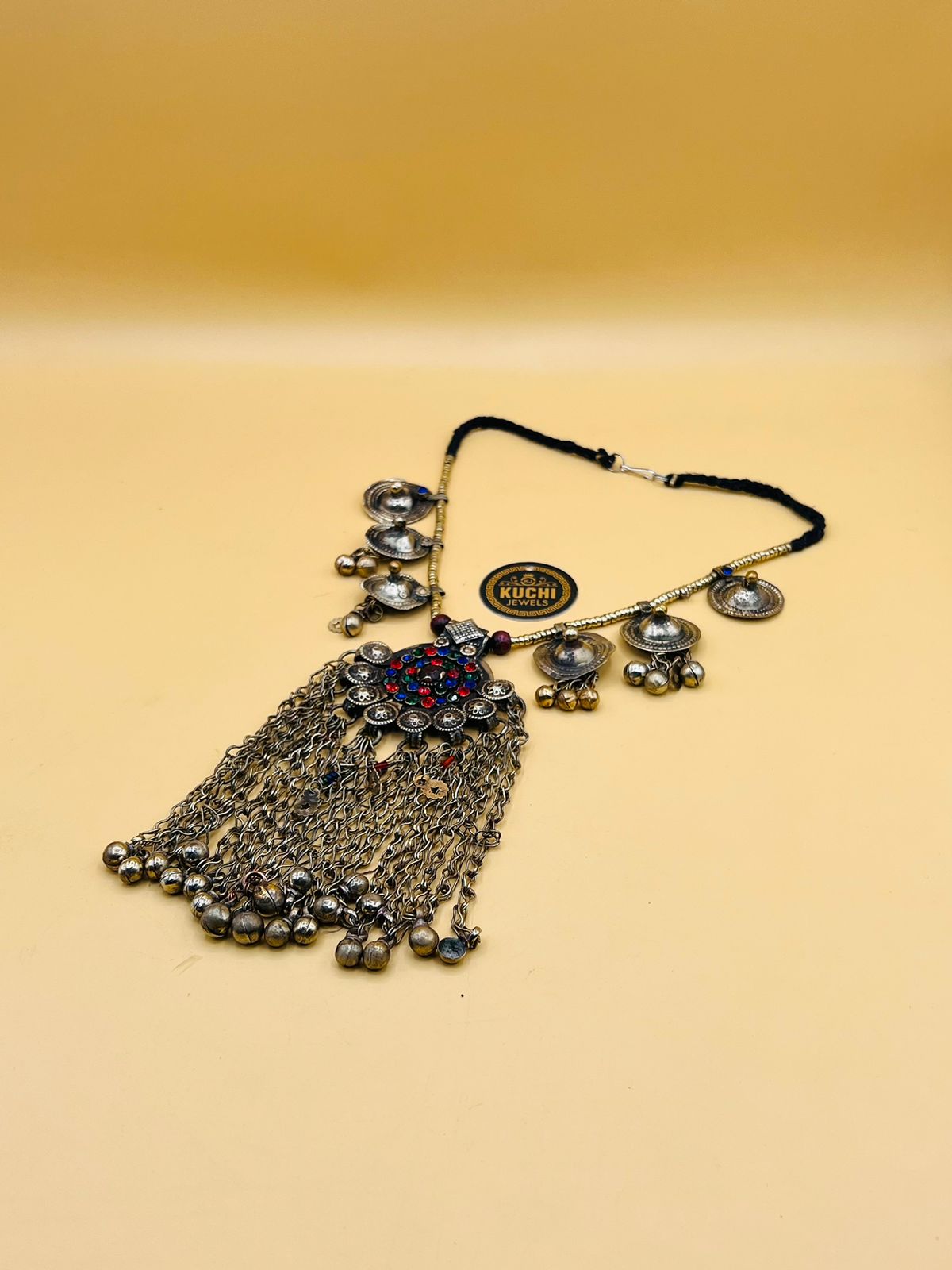 Long Gypsy Chain Bells Necklace