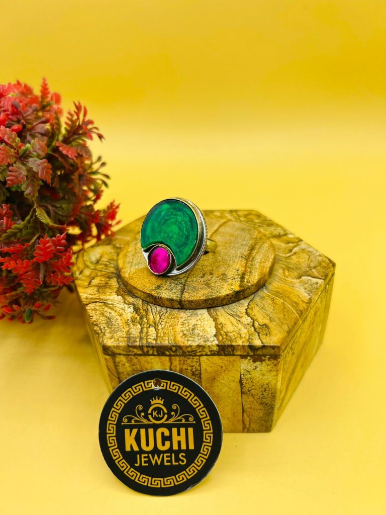 Moon Eye Stone Ring