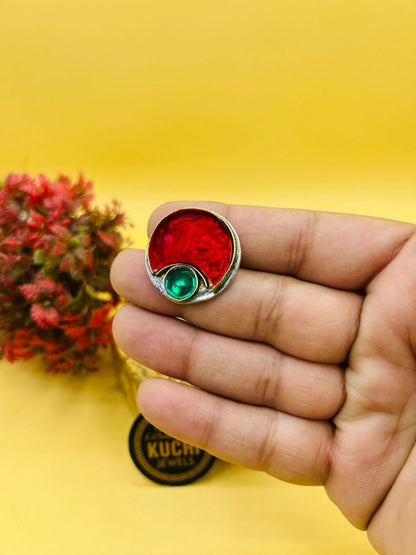 Moon Eye Stone Ring