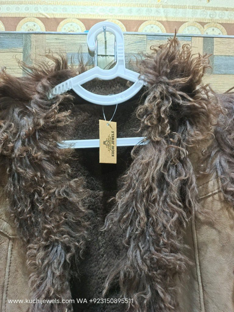 Pure Sheep Leather Furr Coat